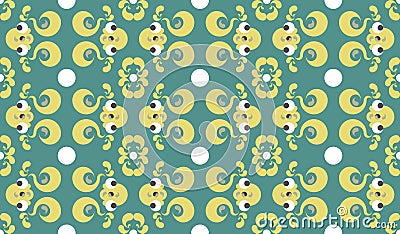 Pattern-seamless-nature-frog Stock Photo