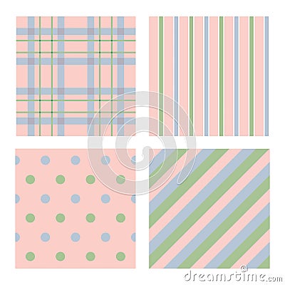 Pattern set Vector Illustration