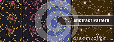 PATTERN_11_Set of seamless flexible patterns Vector Illustration