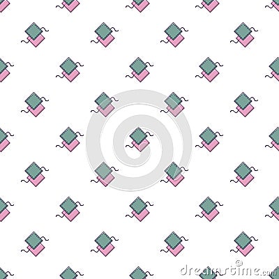 Pattern for sewing pattern seamless Vector Illustration