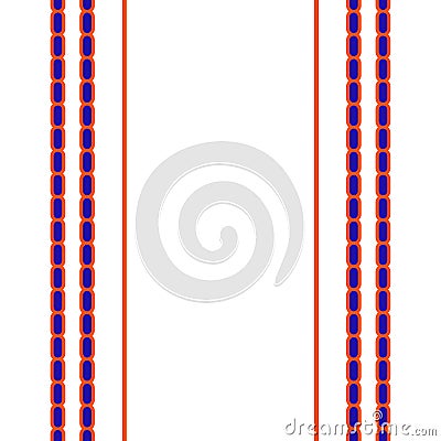 the pattern of lines intersects and forms interesting squares Stock Photo