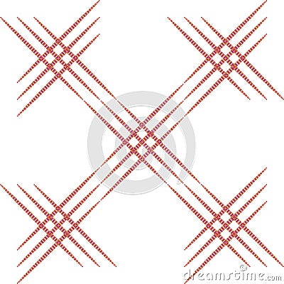 the pattern of lines intersects and forms interesting squares Stock Photo