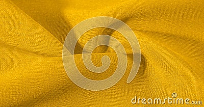 pattern, texture, background, warm wool, yellow fabric. About This fabric is quite thin. It has a variety of yarns with very small Stock Photo
