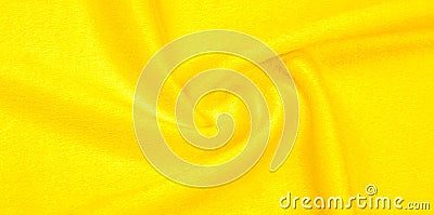 Pattern, texture, background, warm wool, yellow fabric. About This fabric is quite thin. It has a variety of yarns with very small Stock Photo