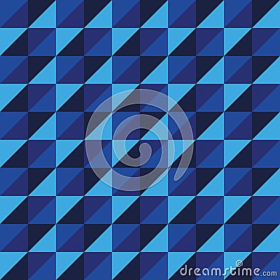 Pattern Vector Seamless Polygon Triangle blue Stock Photo