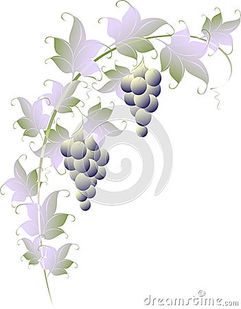 Pattern of vines for page decoration. EPS10 illustration Cartoon Illustration