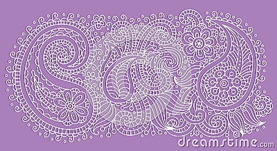 Pattern violet Vector Illustration