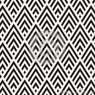 Pattern in zigzag. Classic chevron seamless pattern. Vector design Vector Illustration