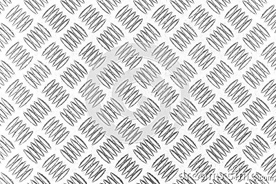 Patterned metal flooring texture Stock Photo