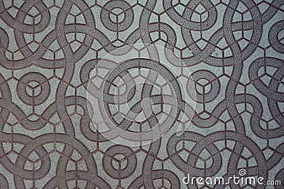 Patterned tiles Stock Photo