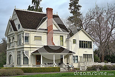 Patterson House at Ardenwood Historic Farm, under East Bay regional parks Stock Photo
