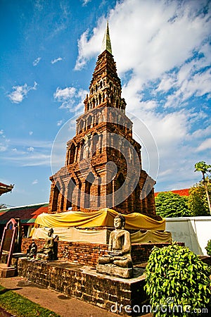 Patumwadee Pagoda Stock Photo