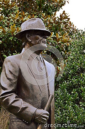 Paul Bear Bryant Statue Editorial Stock Photo