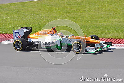 Paul di Resta in 2012 F1 Canadian Grand Prix Editorial Stock Photo