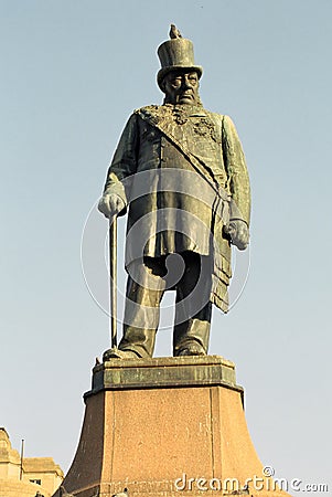 Paul Kruger`s statue, Pretoria, South African Republic Stock Photo