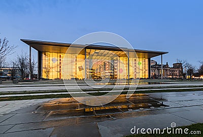 The Paul Loebe Haus parliamentary building in Berlin Editorial Stock Photo