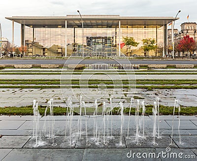 The Paul Loebe Haus parliamentary building Editorial Stock Photo