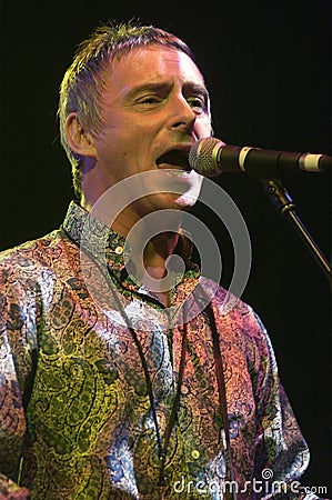 Paul Weller during the concert Editorial Stock Photo