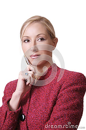 Paused for thought Stock Photo