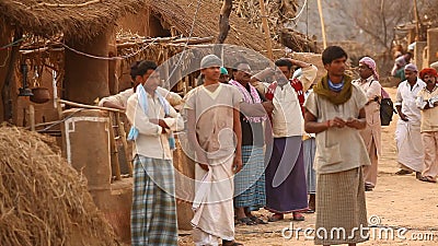 Pauvres personnes dans l'Inde du Ràjasthàn de village banque de vidéos Pauvres personnes dans l'Inde du Ràjasthàn de village banque de vidéos
