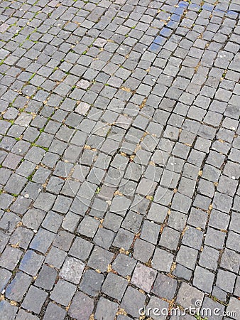 Pavements in downtown Stock Photo