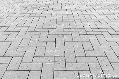 Paver block floor background Stock Photo