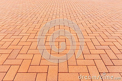 Paver block floor background Stock Photo