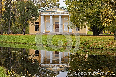 Pavilion Concert Hall, Tsarskoye Selo Pushkin, Saint Petersburg, Russia Stock Photo