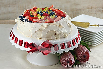 Pavlova Stock Photo