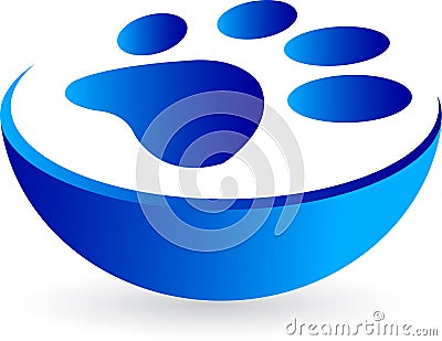 Paw print Vector Illustration