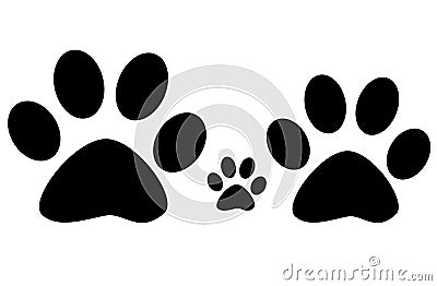 Paw Print Stock Photo