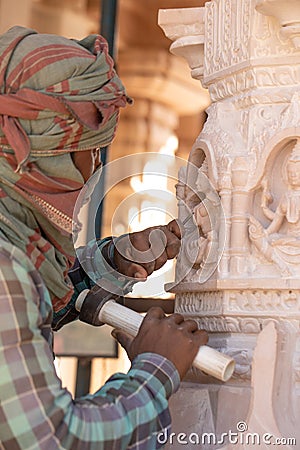 Indian Sculptors Editorial Stock Photo