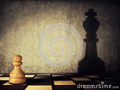 Pawn aspiration Stock Photo