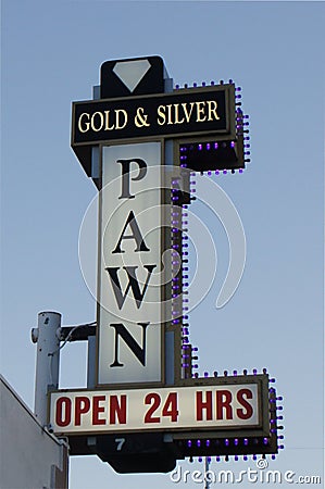 Pawn Stars Pawnshop Signage Editorial Stock Photo