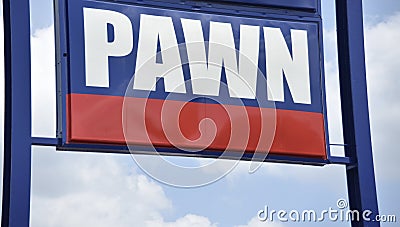 Pawnbroker, Pawn and Loan Shop Editorial Stock Photo