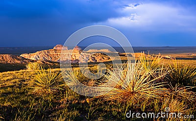 Pawnee Buttes Stock Photo