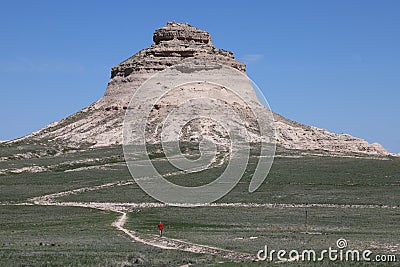 Pawnee National Grassland and Pawnee Buttes Editorial Stock Photo