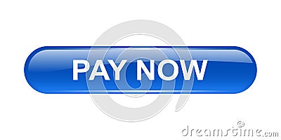 Pay now button Cartoon Illustration