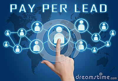Pay per Lead Stock Photo