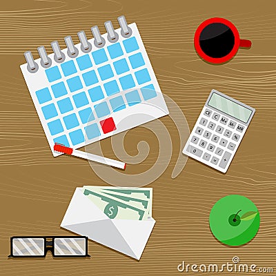 Paydays salary vector Vector Illustration