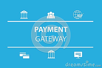 Payment gateway icon Vector Illustration