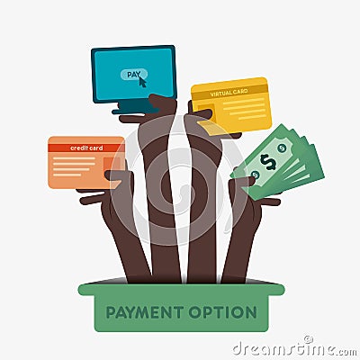 Payment option icon Vector Illustration