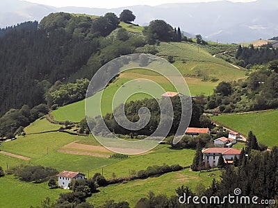 Pays basque Stock Photo