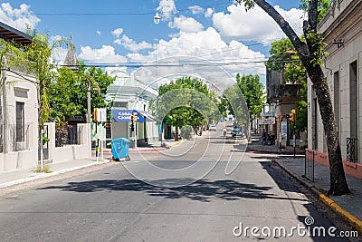 Street in Paysandu, Uruguay Editorial Stock Photo