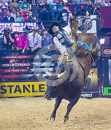 PBR bull riding world finals Editorial Stock Photo