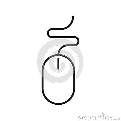 PC mouse icon. Computer mouse icon, Element of business icon for mobile concept and web apps. Vector Illustration