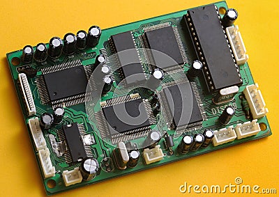 PCB board Stock Photo