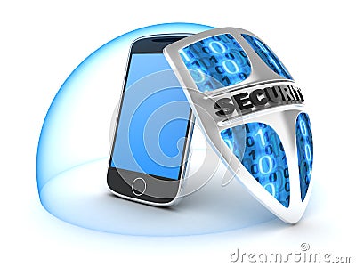 PDA security Stock Photo