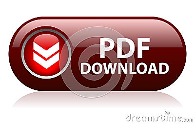 Pdf download button Vector Illustration