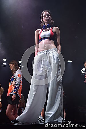 PE Nation fashion show Editorial Stock Photo